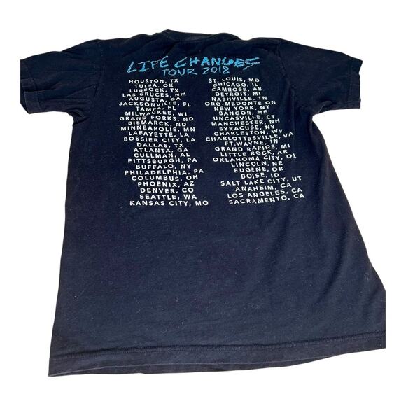 Thomas Rhett Black 2018 Tour Tee Life Changes - Picture 2 of 2